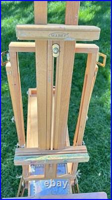 Mabef Italian Made French Style Field Easel Paint Box with Estate Provenance