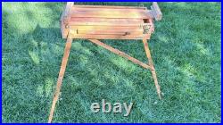 Mabef Italian Made French Style Field Easel Paint Box with Estate Provenance