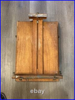 Mabef M22 Art Easel & Tray Italy Oil Painting Wood Folding Art Tool Packable
