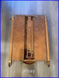 Mabef M22 Art Easel & Tray Italy Oil Painting Wood Folding Art Tool Packable