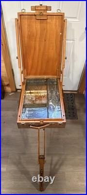 Mabef M22 Art Easel & Tray Italy Oil Painting Wood Folding Art Tool Packable