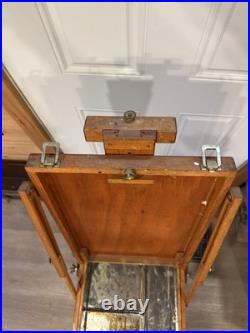Mabef M22 Art Easel & Tray Italy Oil Painting Wood Folding Art Tool Packable