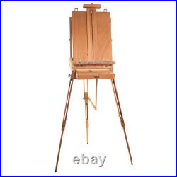 Mabef M22 Art Easel & Tray Italy Oil Painting Wood Folding Art Tool Packable EUC