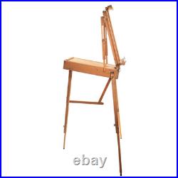 Mabef M22 Art Easel & Tray Italy Oil Painting Wood Folding Art Tool Packable EUC