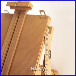Mabef M22 Art Easel & Tray Italy Oil Painting Wood Folding Art Tool Packable EUC
