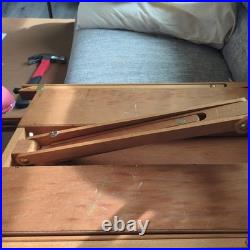 Mabef M22 Art Easel with Tray Made In Italy Oil Paintings Wood Folding Art Tool