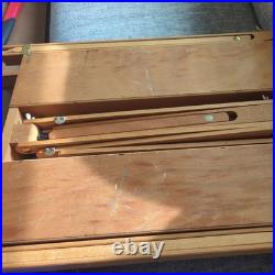 Mabef M22 Art Easel with Tray Made In Italy Oil Paintings Wood Folding Art Tool