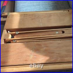 Mabef M22 Art Easel with Tray Made In Italy Oil Paintings Wood Folding Art Tool