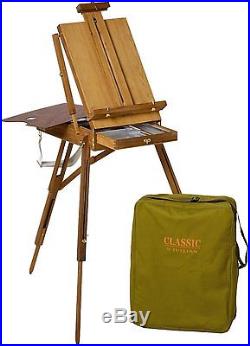 Martin Jullian Classic-Style Full Size Wooden French Sketch Box Easel