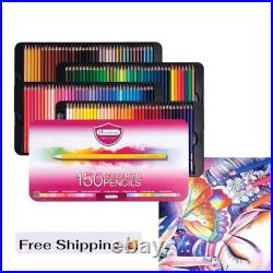 Master Art Colored Coloured Pencils 150 Colors Box Set Drawing Art Sketching