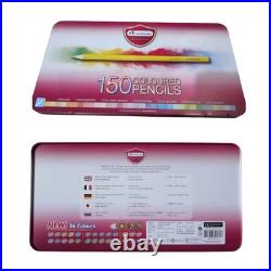 Master Art Colored Coloured Pencils 150 Colors Box Set Drawing Art Sketching