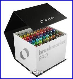 Mega Box Karin Brush Marker Pro Brushpens Water Based Ideal for Painting, Drawin