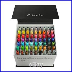 Mega Box Karin Brush Marker Pro Brushpens Water Based Ideal for Painting, and