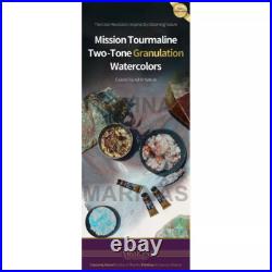 Mijello Mission Tourmaline Two Tone Granulation Watercolor 15ml Set of 24