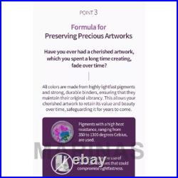 Mijello Mission Tourmaline Two Tone Granulation Watercolor 15ml Set of 24