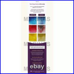 Mijello Mission Tourmaline Two Tone Granulation Watercolor 15ml Set of 34