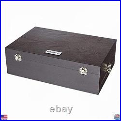 Mixed Media Art Set 115 Pc Wooden Case, Pencils, Pastels, Paints, Brushes