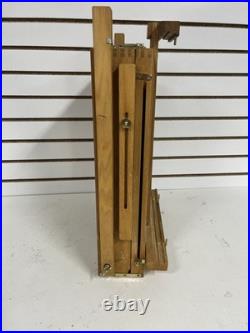 Monet French Travel Easel (Pochade Box) With Acrilic Paints And Brushes 16x20