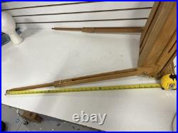 Monet French Travel Easel (Pochade Box) With Acrilic Paints And Brushes 16x20