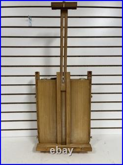 Monet French Travel Easel (Pochade Box) With Acrilic Paints And Brushes 16x20