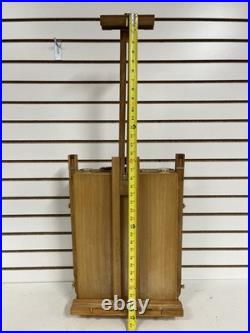 Monet French Travel Easel (Pochade Box) With Acrilic Paints And Brushes 16x20