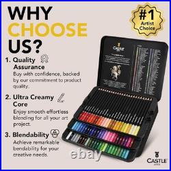 Multicolor Soft Core Colored Pencils 72 Count Set with Presentation Case