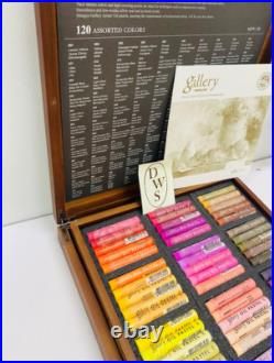 Mungyo Gallery Artist Soft Oil Pastels MOPV-120W Wooden Case 120 assorted colors Mungyo Gallery Artist Soft Oil Pastels MOPV-120W Wooden Case 120 assorted colors