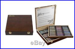 Mungyo Gallery Extra-Fine Soft Pastels Wood Box Set of 90 Assorted Colors