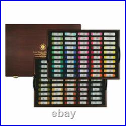 Mungyo Gallery Handmade Soft Pastel Wood Box Set of 100 Assorted Colors