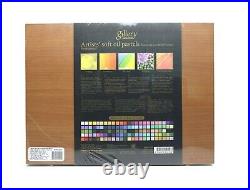 Mungyo Gallery Soft Oil Pastels Wood Box Set of 120 Assorted Colors(MOPV-120W)