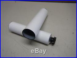 NEW Box of 374 Empty Aluminum Paint Tubes with Caps WHITE 37 ml