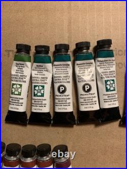 NEW Daniel Smith Extra Fine Watercolors & Gouache Paint Lot Of 63 5ml + 15ml