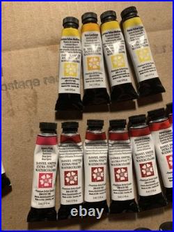 NEW Daniel Smith Extra Fine Watercolors & Gouache Paint Lot Of 63 5ml + 15ml