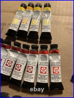 NEW Daniel Smith Extra Fine Watercolors & Gouache Paint Lot Of 63 5ml + 15ml