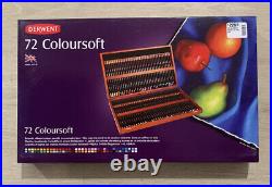 NEW Derwent Coloursoft Wooden Box Pencil Set Of 72 NIB