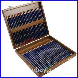 NEW Derwent Inktense 48 Pencils Wooden Box Assorted