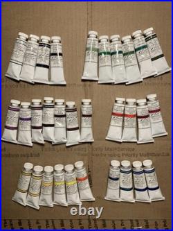 NEW M Graham Artists' Watercolor And Gouache 15ml tubes Lot OF 31 Tubes ShipASAP