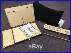 NEW Open Box M Lightweight kit Pochade Plein Air Easel Palette & Wet Storage