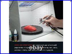 NEW Portable Airbrush Hobby Spray Booth Spray Box with LED Lighs Fengda BD-515
