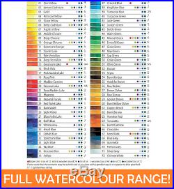 NEW WOODEN BOX 72x Derwent WaterColour Professional Colouring Colour Pencils