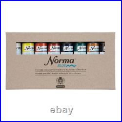 - NORMA Blue, 71200097, cardboard set, 8 x 35 ml, highly pigmented, lightfas