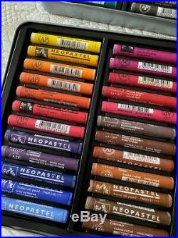 Neopastel Caran D'Ache Artist Oil Pastels Set of 96 Tin Box