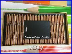 New 36 Box Karisma Colour Pencils Shrinkwrap removed for photographs Rare