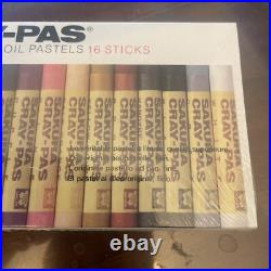 New Box Of 12 Packs Of 16 Stick Cray-Pas Sakura The Original Oil Pastels
