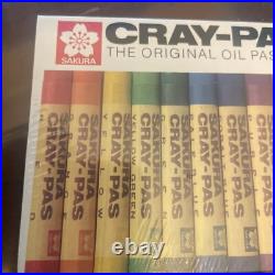 New Box Of 12 Packs Of 16 Stick Cray-Pas Sakura The Original Oil Pastels