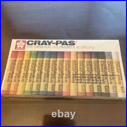 New Box Of 12 Packs Of 16 Stick Cray-Pas Sakura The Original Oil Pastels