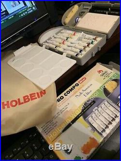New In Box/ Holbein Watercolor Paint Box For Travel