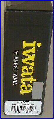 New Iwata H 4000 Hp-c Airbrush By Anest Iwata Gravity Feed Cup New In Box