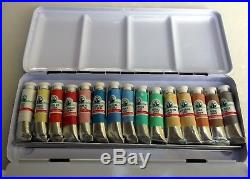 OLD HOLLAND Watercolor Travel Set Tube in Tin Box, Sampler with Cadmium Cobalt 6ml