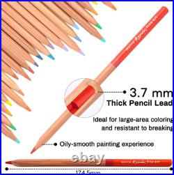 Oil-Based Colored Pencils Set for Adult Professional Coloring 3.7Mm Thick Core U